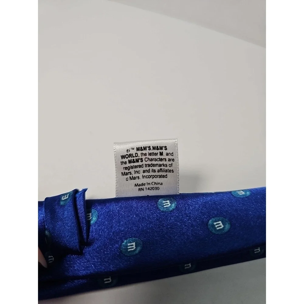 Vintage M&M's Chocolates Necktie Candy M&M World Polyester‎ Men's Tie